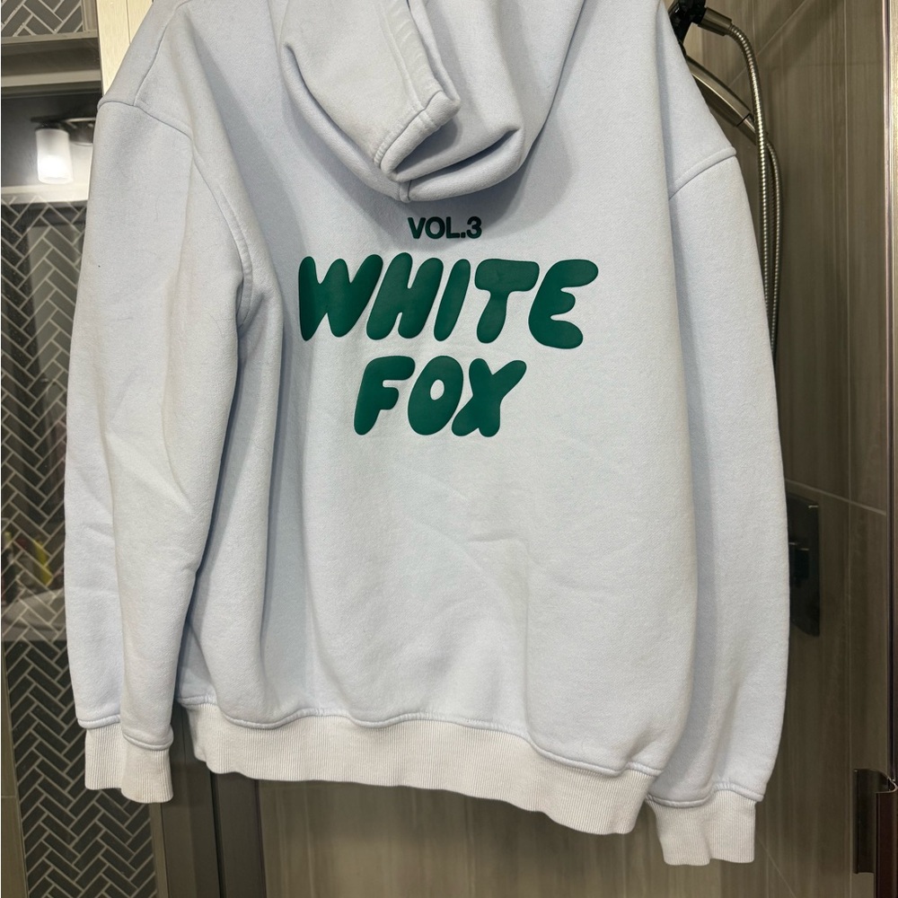 White Fox Boutique Light Blue Hoodie